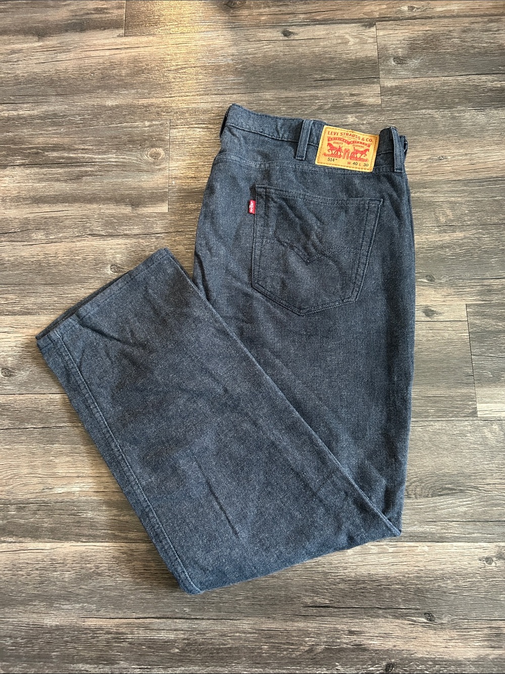 Levi's Men's Charcoal Straight-Leg Chinos